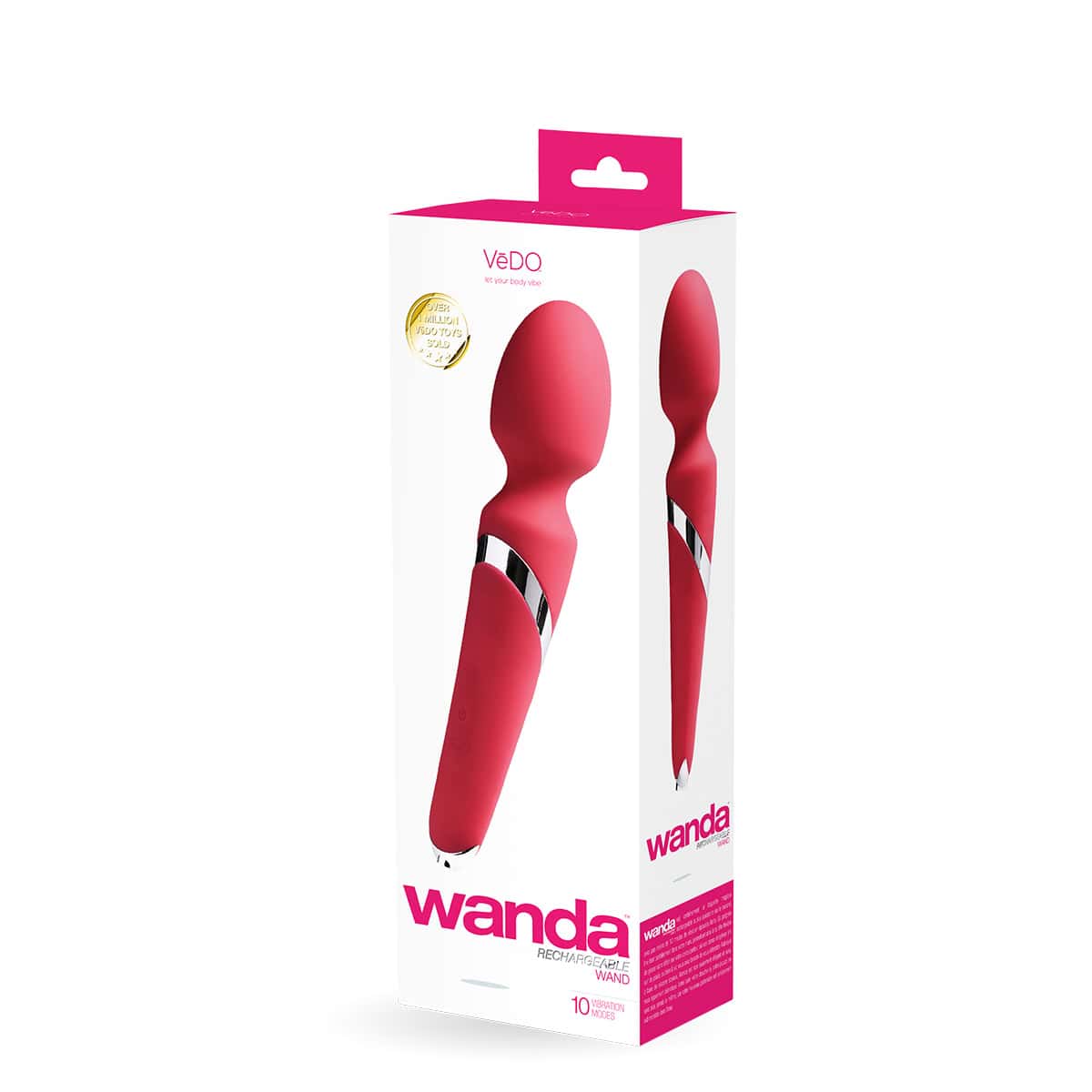 Buy a VeDO Wanda Wand  Pink vibrator.