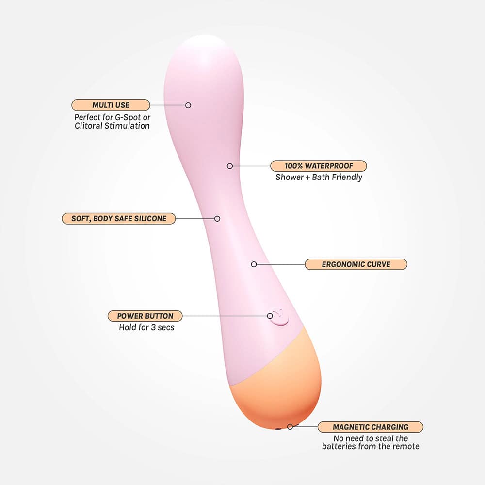 Buy a VUSH Peachy G Spot vibrator.