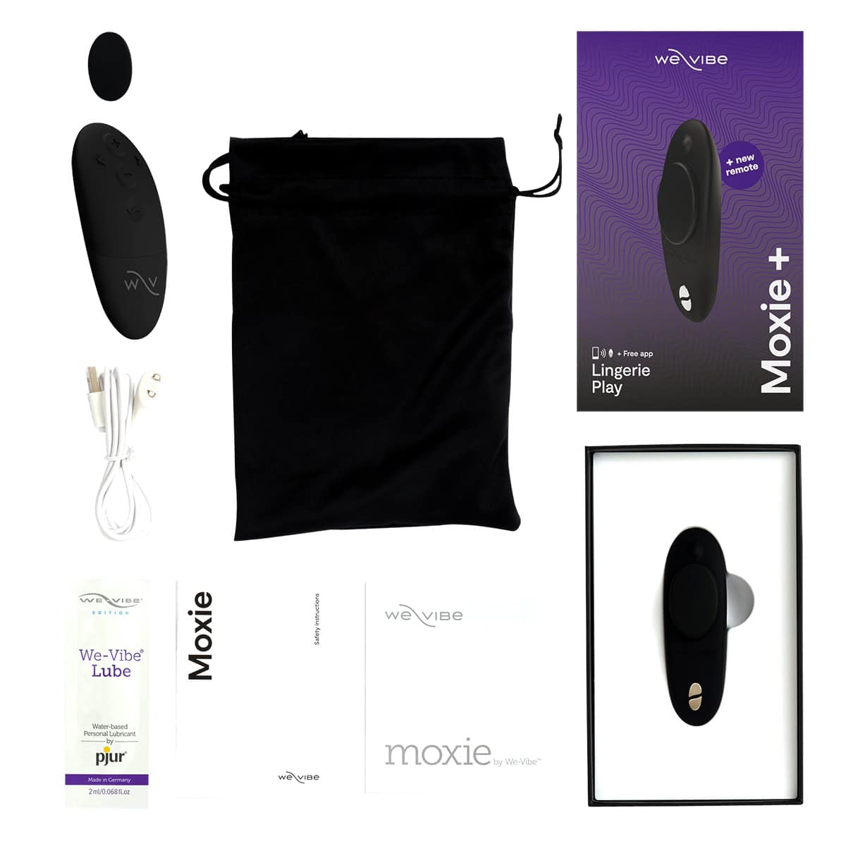 Buy a WeVibe Moxie+  Black vibrator.
