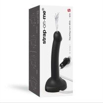 Strap On Me Cum Dildo Black S dildo made by Strap-On-Me on sale at herVibrators.com