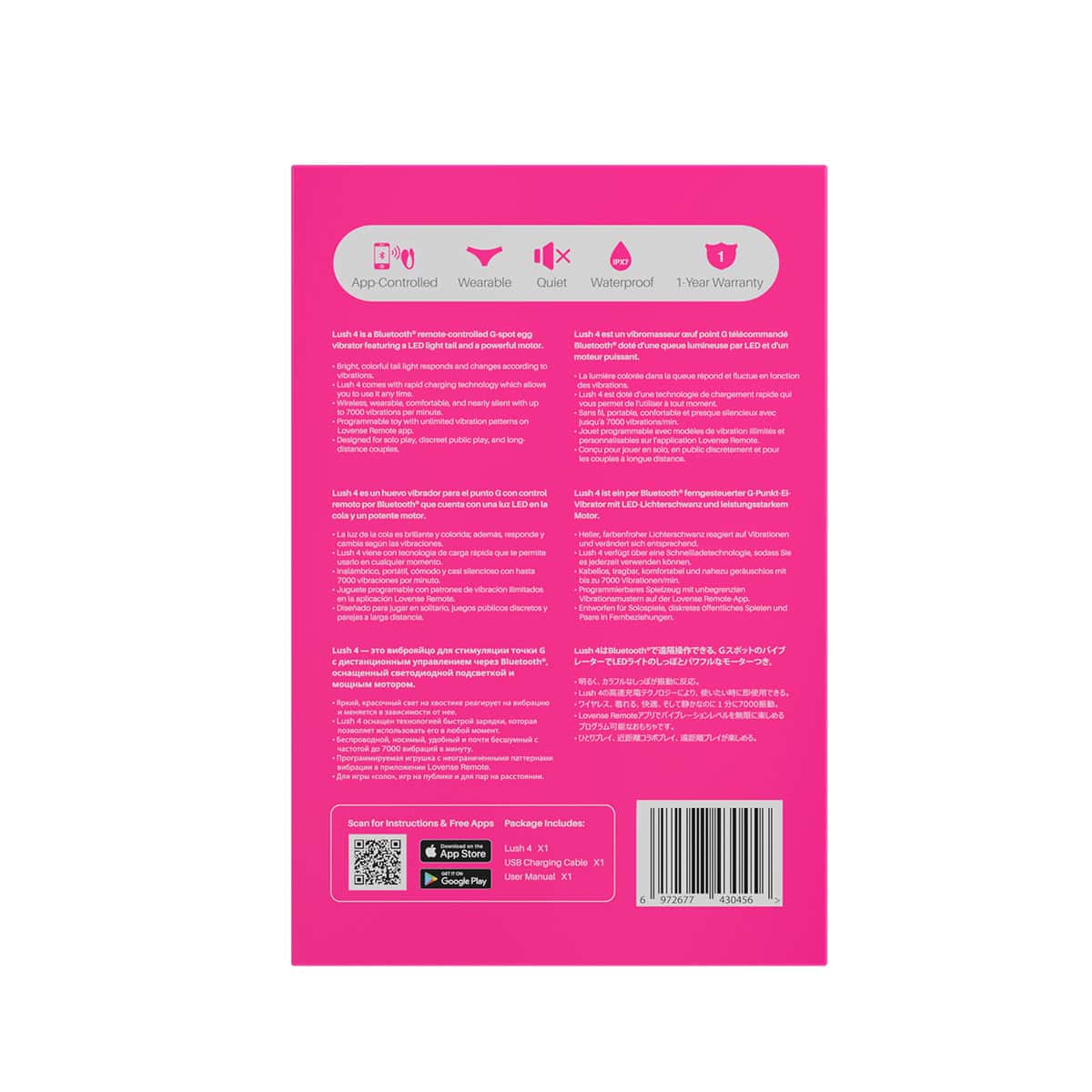 Buy a Lovense Lush 4 Egg Vibrator vibrator.
