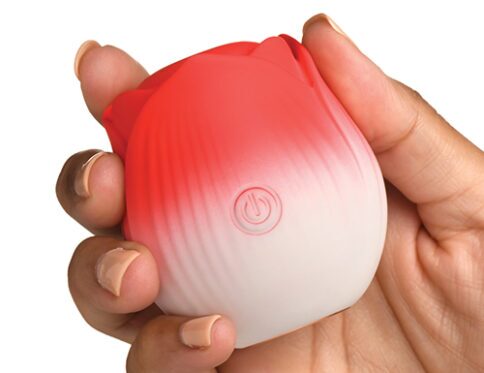 Bloomgasm pulsing petals throbbing rose stimulator - red for sale