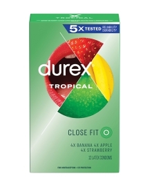 Shop Durex Tropical Color & Scents Condoms - Box of 12 online