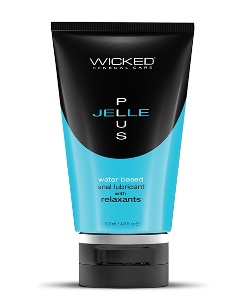 Shop wicked sensual care jelle plus water based anal lubricant with relaxants - 4 oz online