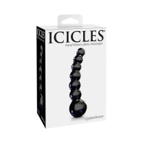 4.75 inch Dildo by Pipedream in Black shown for use by Her or Him