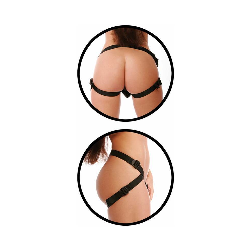 5.5 inch Dildo by Pipedream in Blue shown for pegging Her or Him