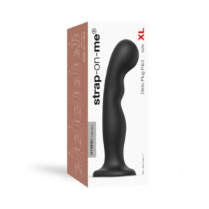 Dildo Lovely Planet Black Strap On Me Plug P&G XLarge