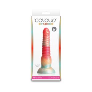 6 inch Dildo NS Novelties Multi-Color Colours Stacked
