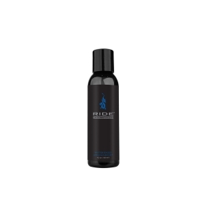 Bottle of 4.2 oz Water Based Lube Sliquid showing clean, lightweight formula