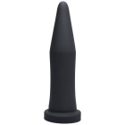 Dildo by Tantus in Black shown for use by Her or Him