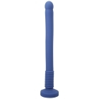 Dildo by Tantus in Blue shown for use by Her or Him