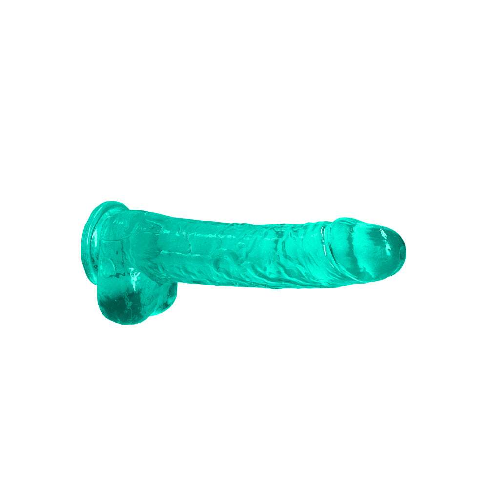 9 inch Dildo from Shots in Teal Turquoise Aqua designed for anal sex with Her or Him