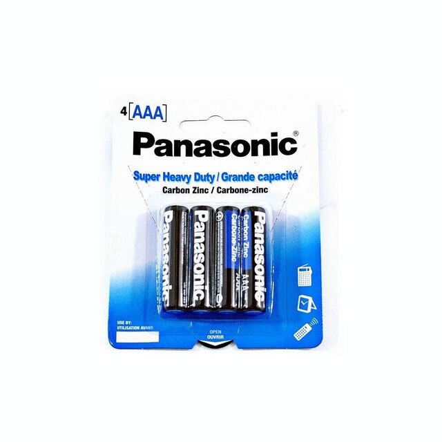 Panasonic AAA Battery 4pk are made by  and are found on sale at herVibrators.com often.