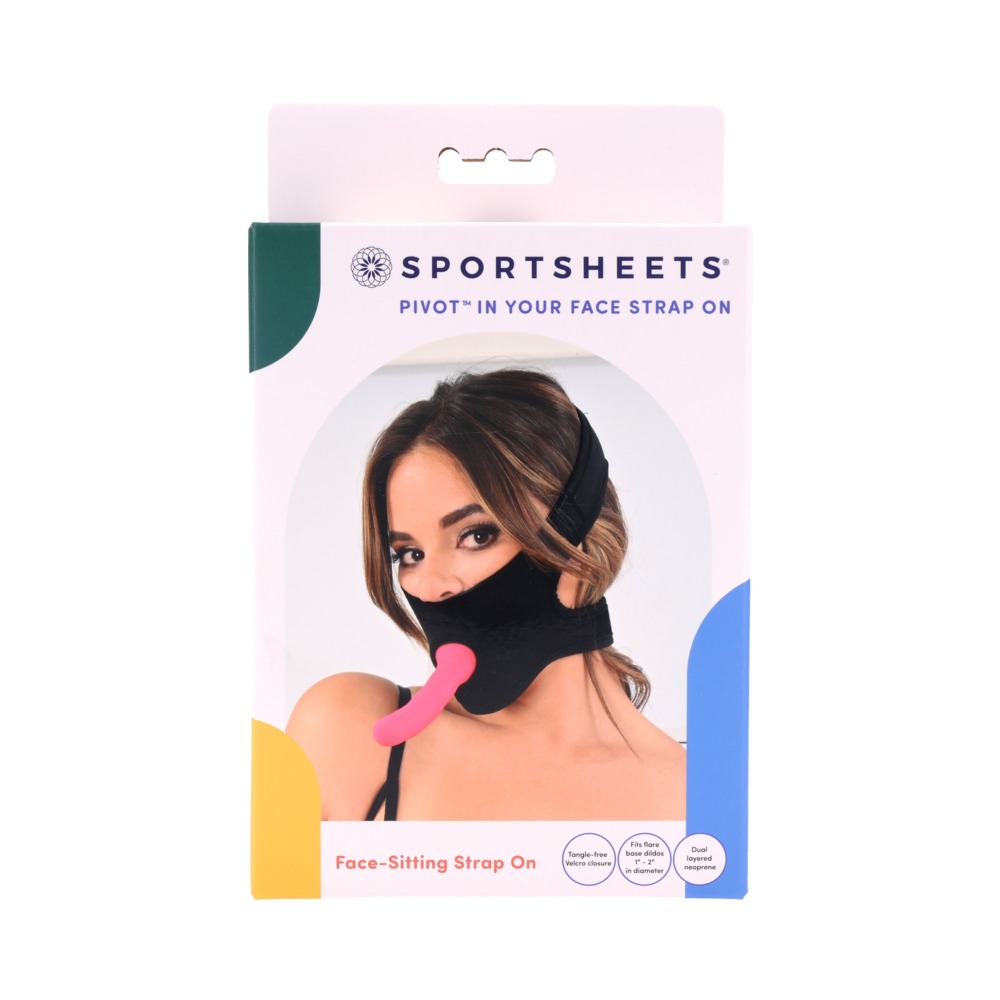 Ss Pivot In Your Face Strap On satin blindfold for sensual anticipation