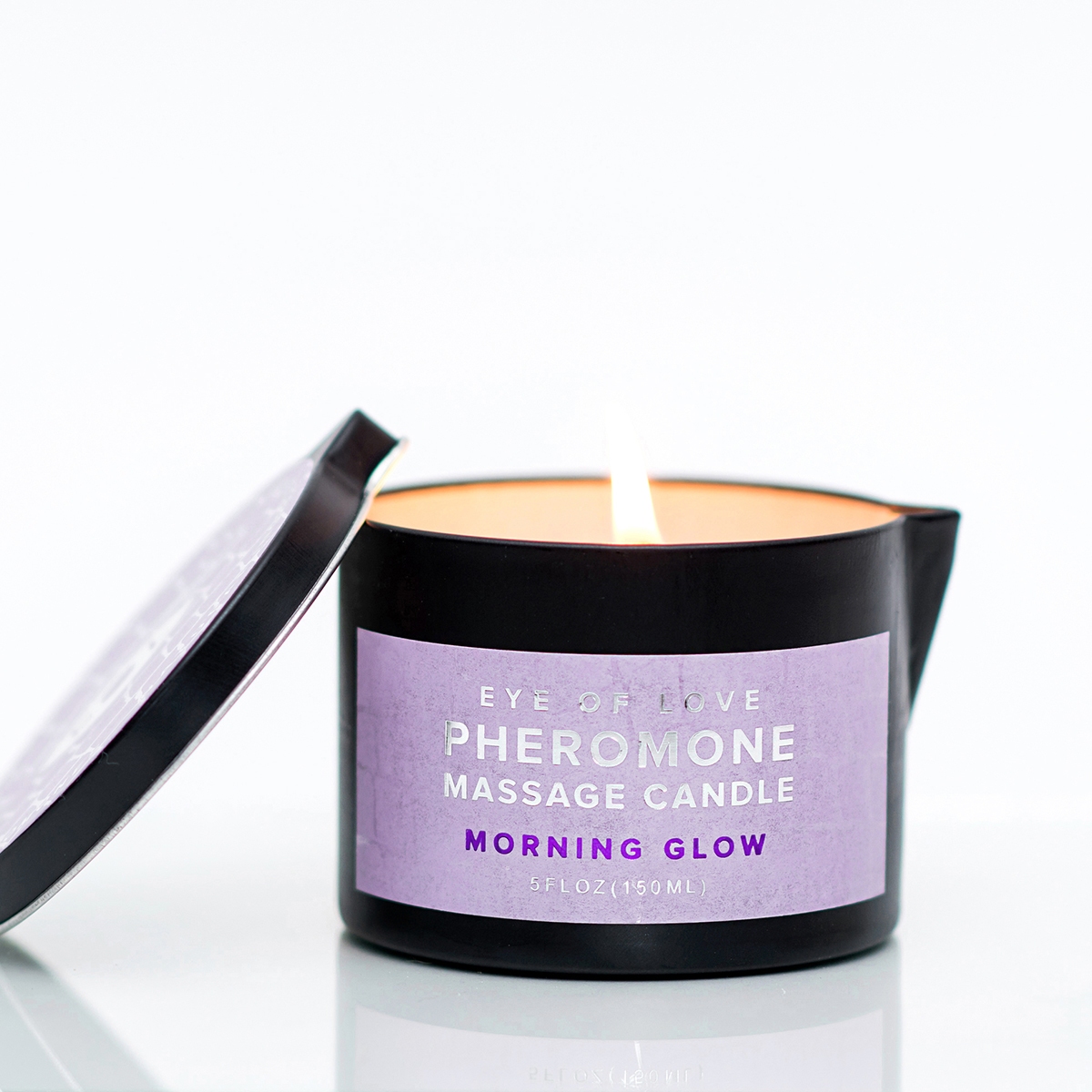 Buy Eye of Love Pheromone Massage Candle 150ml Morning Glow (F to M) for her or him.