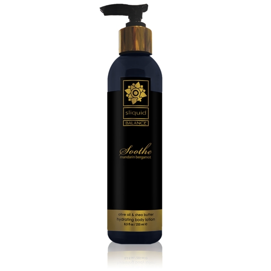 Buy and try sliquid soothe body lotion 8 5oz mandarin bergamot intimate lotion for daily self care by sliquid