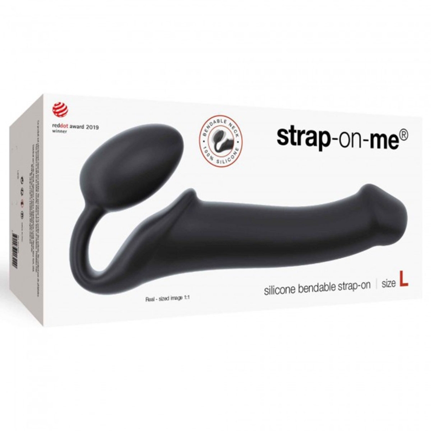 Strap on me black large dildo made by strap-on-me on sale at hervibrators. Com