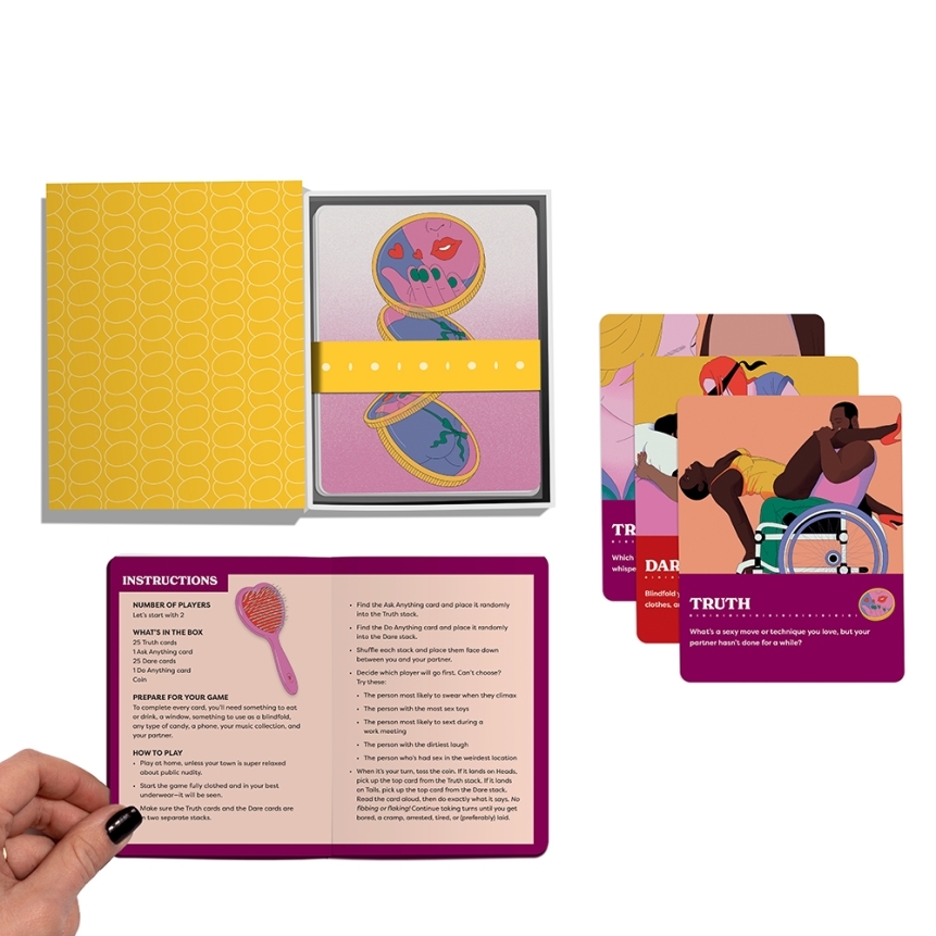 Buy  truth or dare heads or tails:a sexy game of chance book for her.