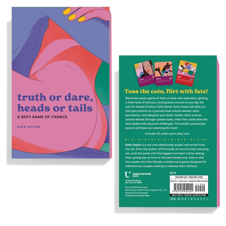 Buy  truth or dare heads or tails:a sexy game of chance book for her.
