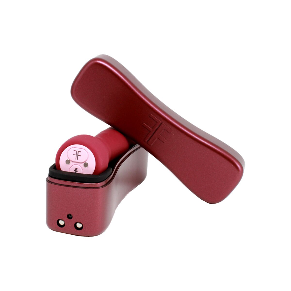 Close-up of the  Femme Funn vibrator for texture detail