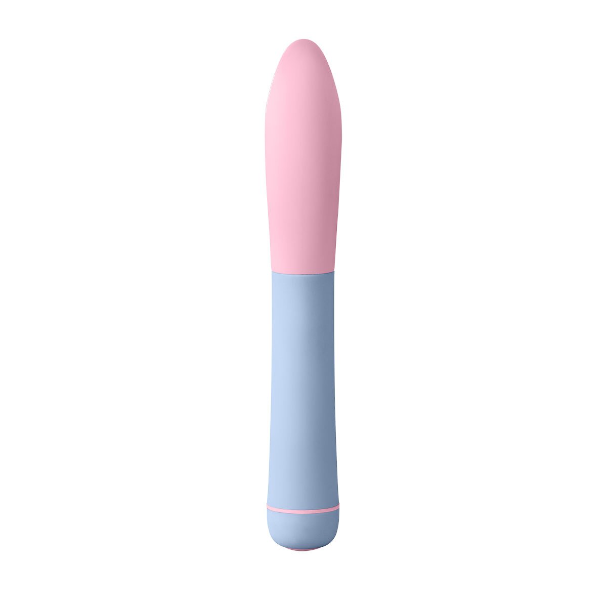 Blue Femme Funn vibrator FFIX XL shown in hand for scale