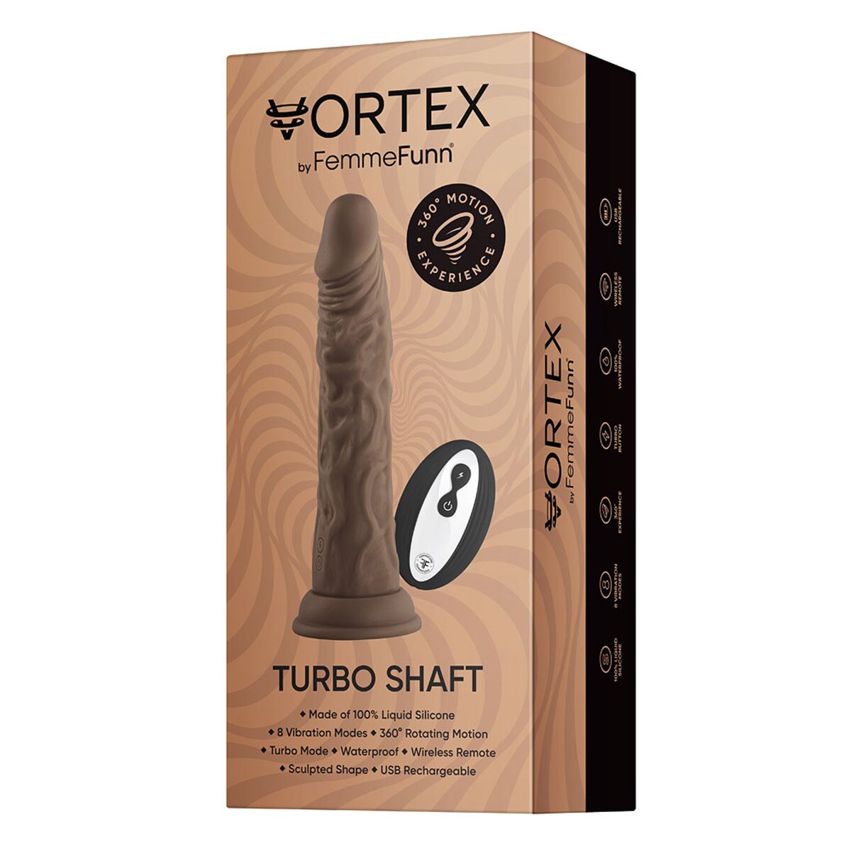 Fully assembled  Femme Funn vibrator with smooth exterior