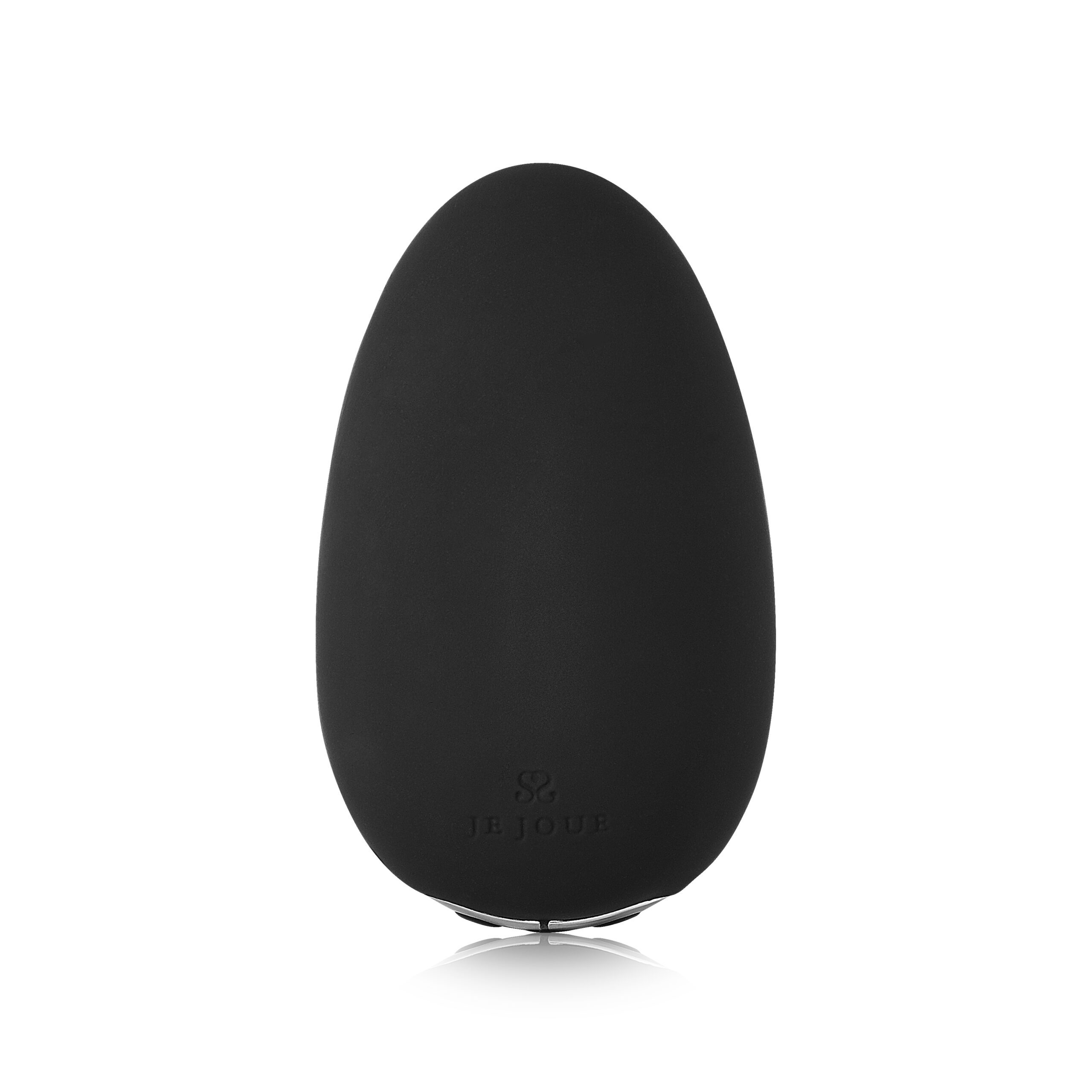 Close-up of the Black Je Joue vibrator for texture detail