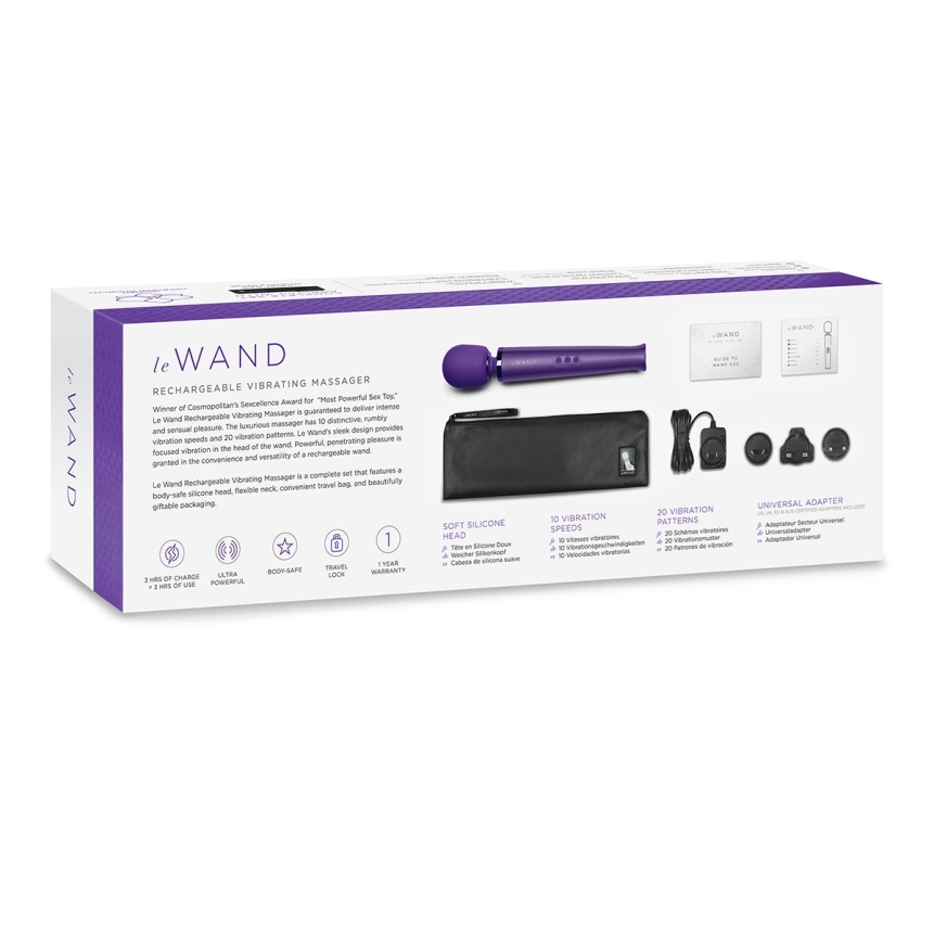 Purple le wand vibrator - image 2