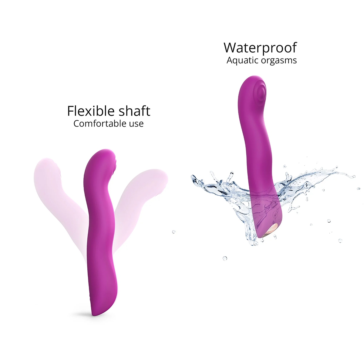 Close-up of the  Lovely Planet vibrator for texture detail