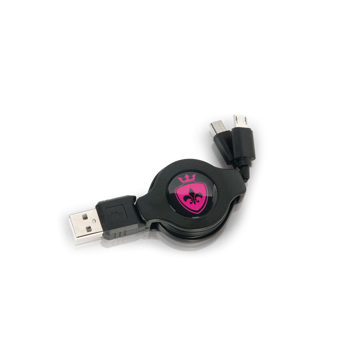 Angled view of the  Mystim vibrator designed for intimate use