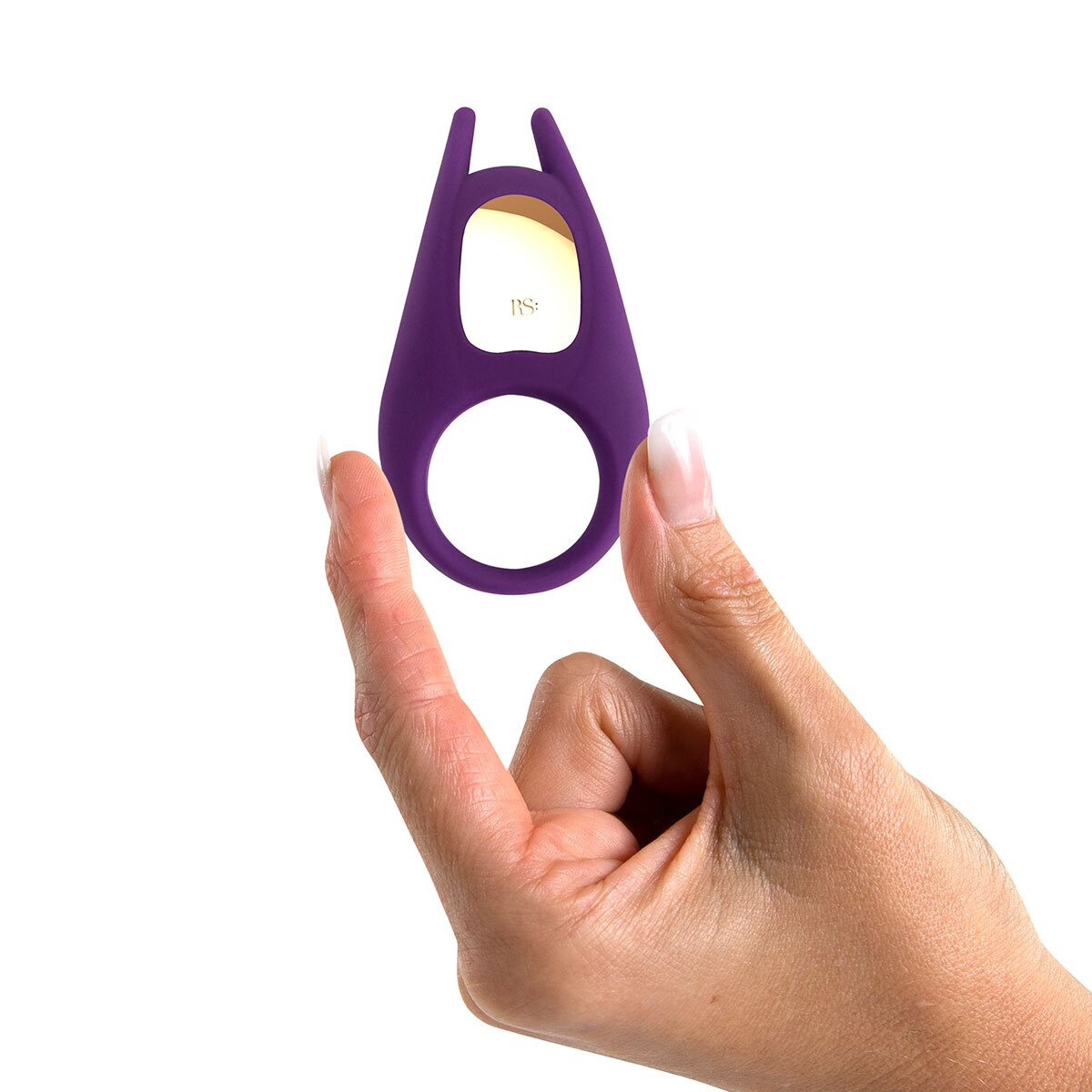 Knight C-Ring shown in hand for scale