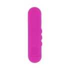 Pink Sportsheets vibrator SS Pivot Flat shown in hand for scale