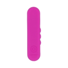 Pink Sportsheets vibrator SS Pivot Flat shown in hand for scale