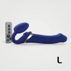 Multi Strap-On-Me vibrator Orgasm Large Bendable Strap-On shown in hand for scale