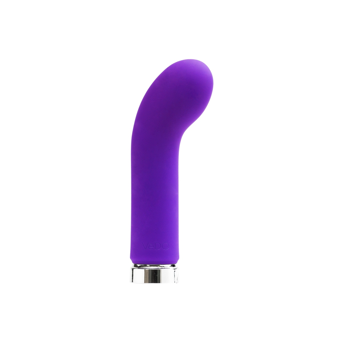 VeDO vibrator Gee Plus Mini Indigo shown in hand for scale