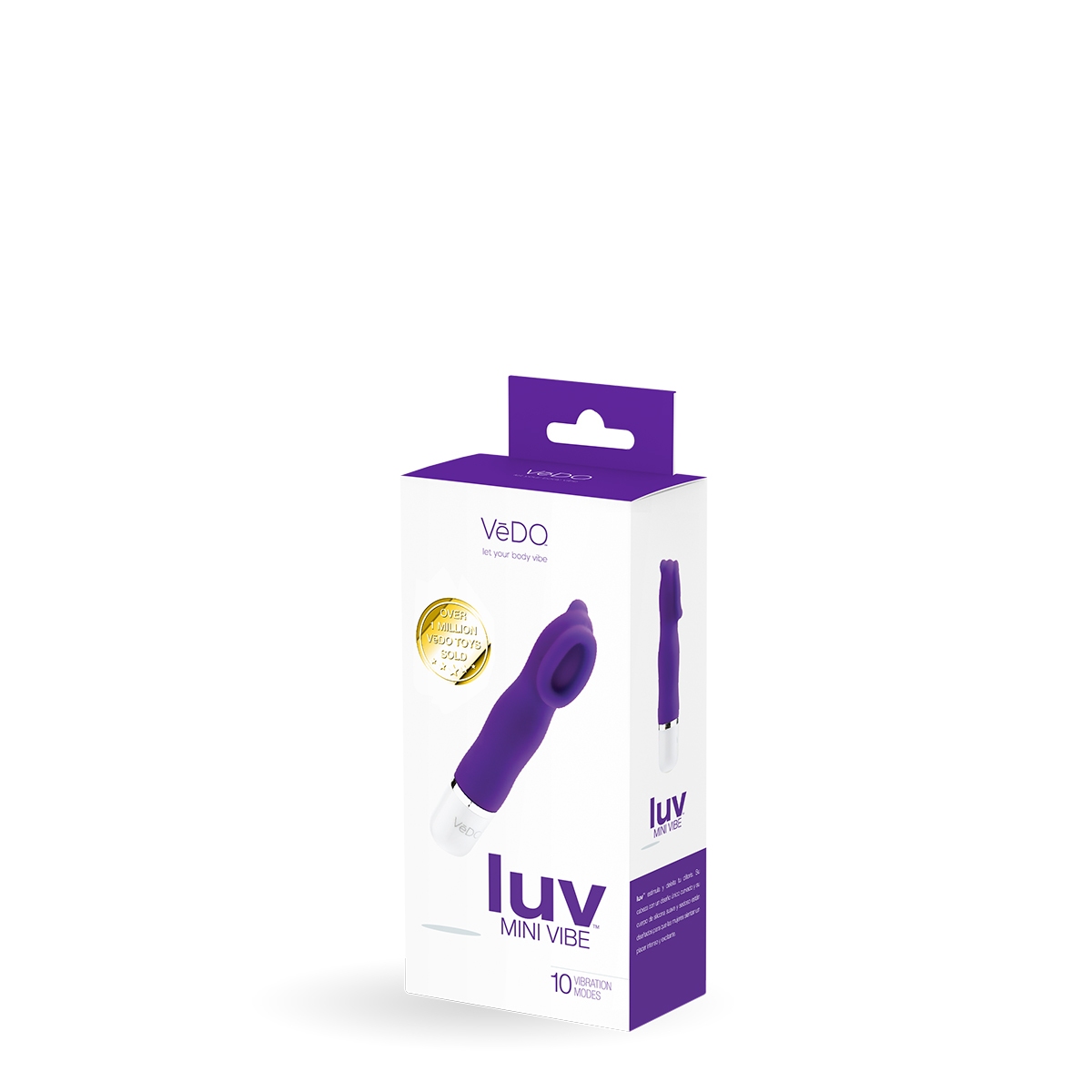 Close-up of the  VeDO vibrator for texture detail