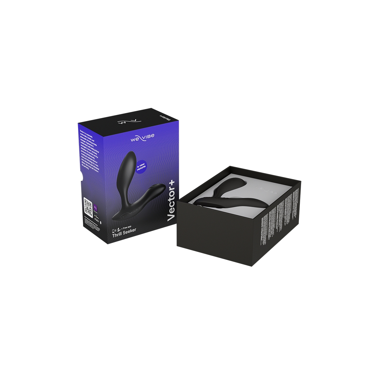 Charging setup for Black We-Vibe vibrator including cable