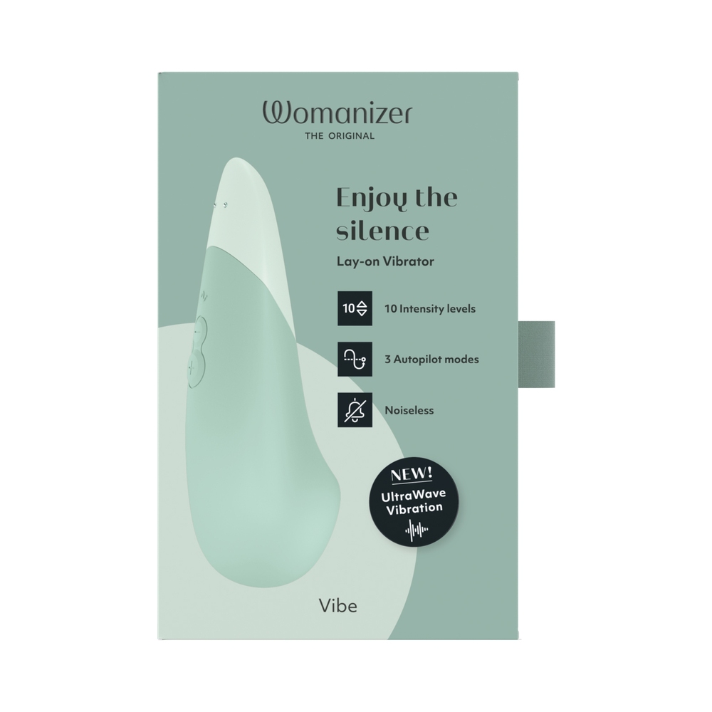 Close-up of the  Womanizer vibrator for texture detail