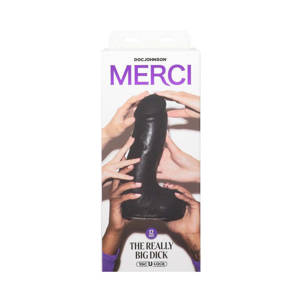 12 inch Dildo from Doc Johnson in Black designed for anal sex with Her or Him