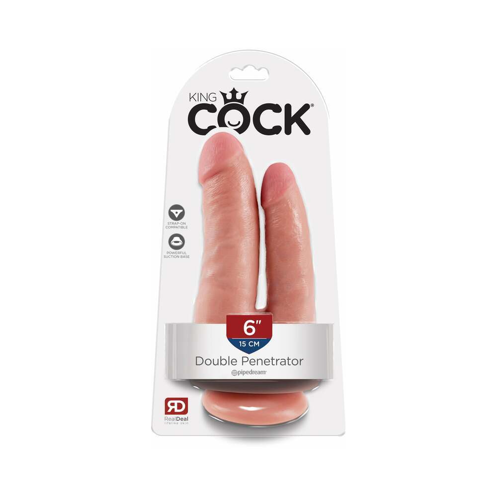 6 inch Dildo by Pipedream in Vanilla Ivory Beige shown for use by Her or Him