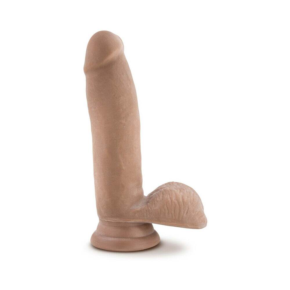 7 inch Dildo from Blush in Tan Light Brown Mocha designed for anal sex with Her or Him