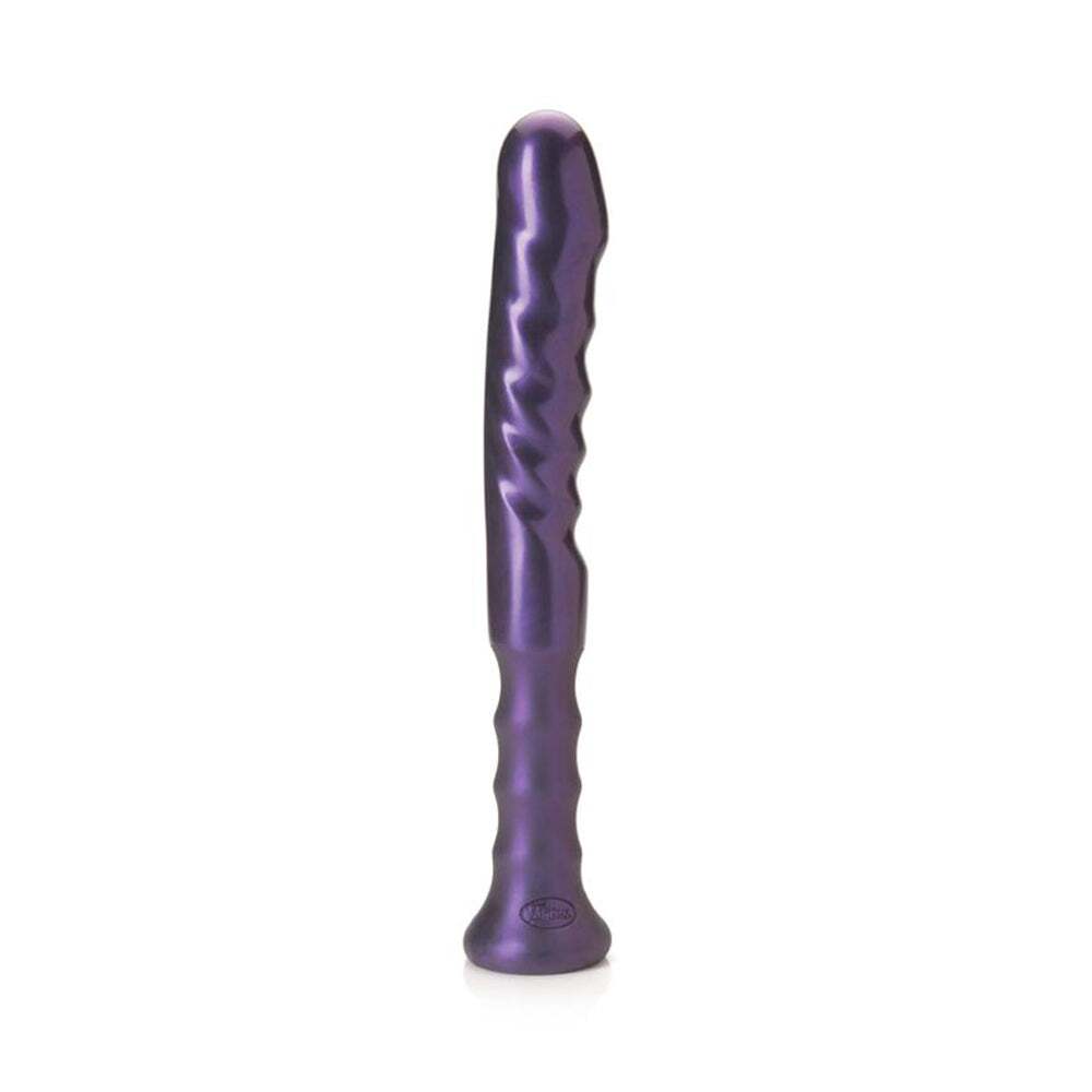 Dildo by Tantus in Purple shown for use by Her or Him
