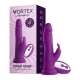 8 inch Dildo by FemmeFunn in Purple shown for use by Her or Him