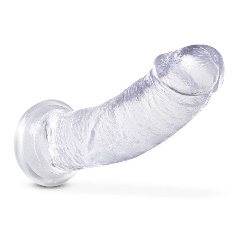 8 inch Dildo from Blush in Clear designed for anal sex with Her or Him