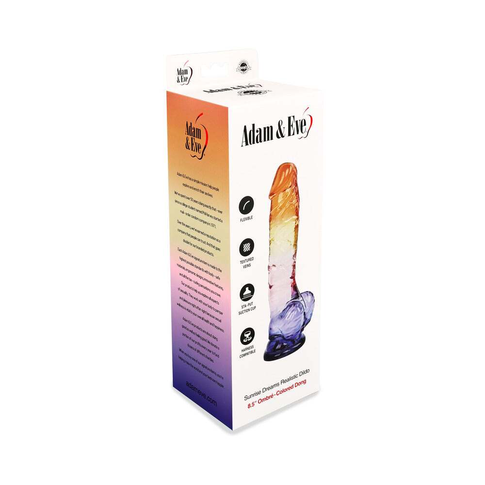 8.5 inch Dildo by Adam & Eve in  displayed for pegging Him or Her