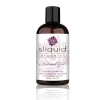 Bottle of 8.5 oz Organic Lube Sliquid showing clean, plant-based formula