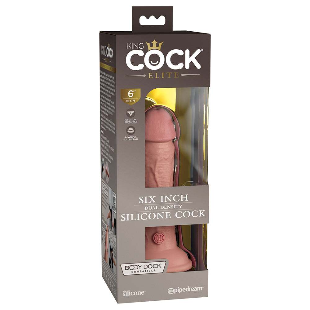 6 inch Dildo by Pipedream in Vanilla Ivory Beige shown for use by Her or Him