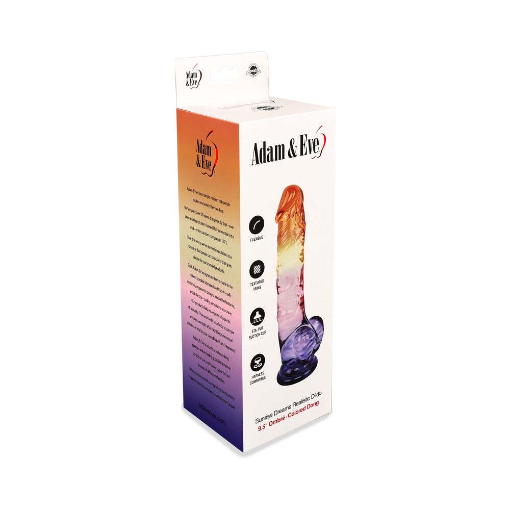 9.5 inch Dildo by Adam & Eve in  displayed for pegging Him or Her