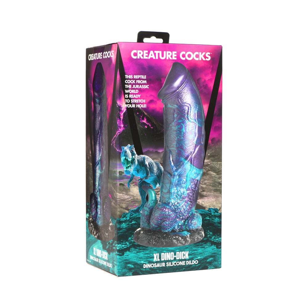 Dildo by XR Brands in Multi-Color shown for use by Her or Him