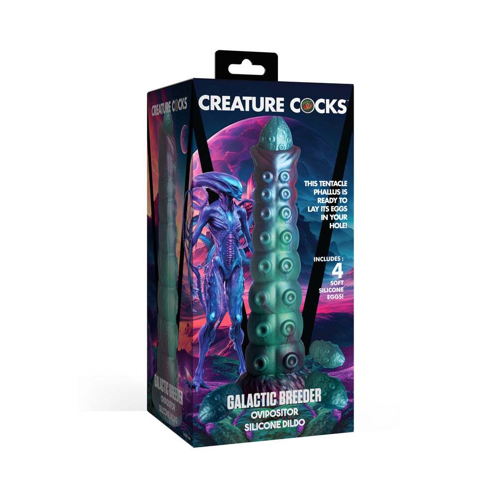 Dildo by XR Brands in Multi-Color shown for use by Her or Him